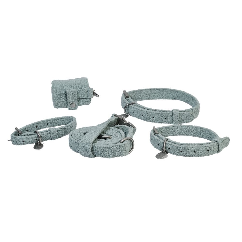 Australian Designed Boucle Dog Collar, Sage