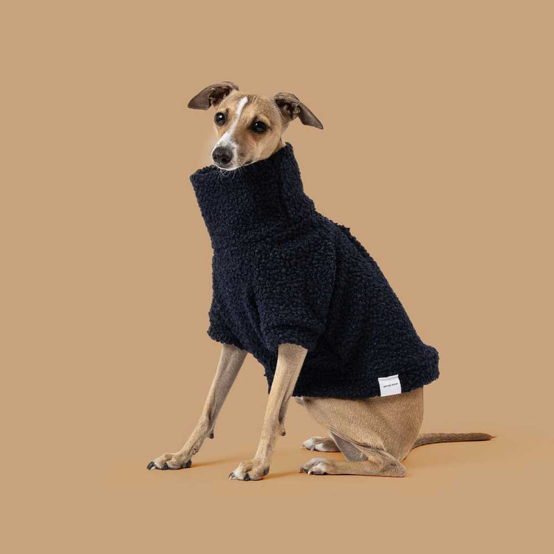 Teddy Dog Jumper, Navy
