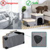 3-Step Plush Dog Stairs and Storage