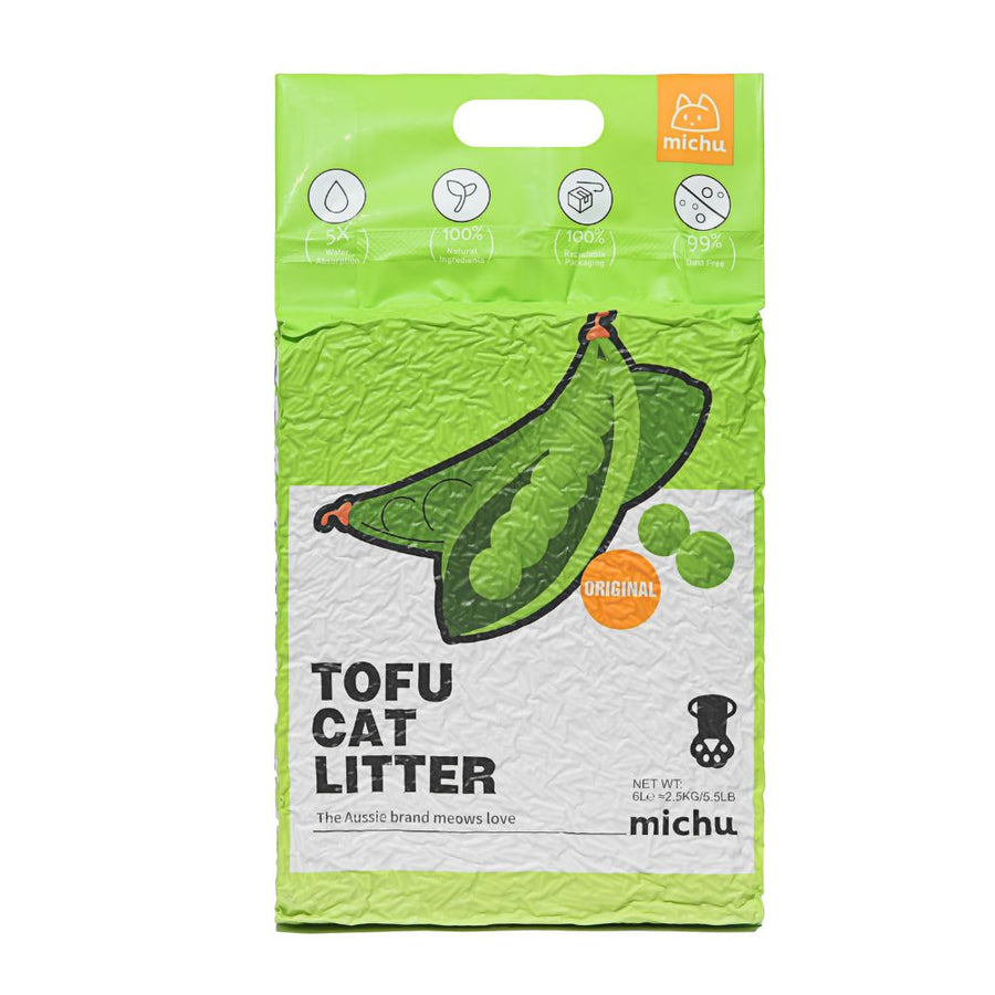 Michu Tofu Natural Clumping Cat Litter | Original