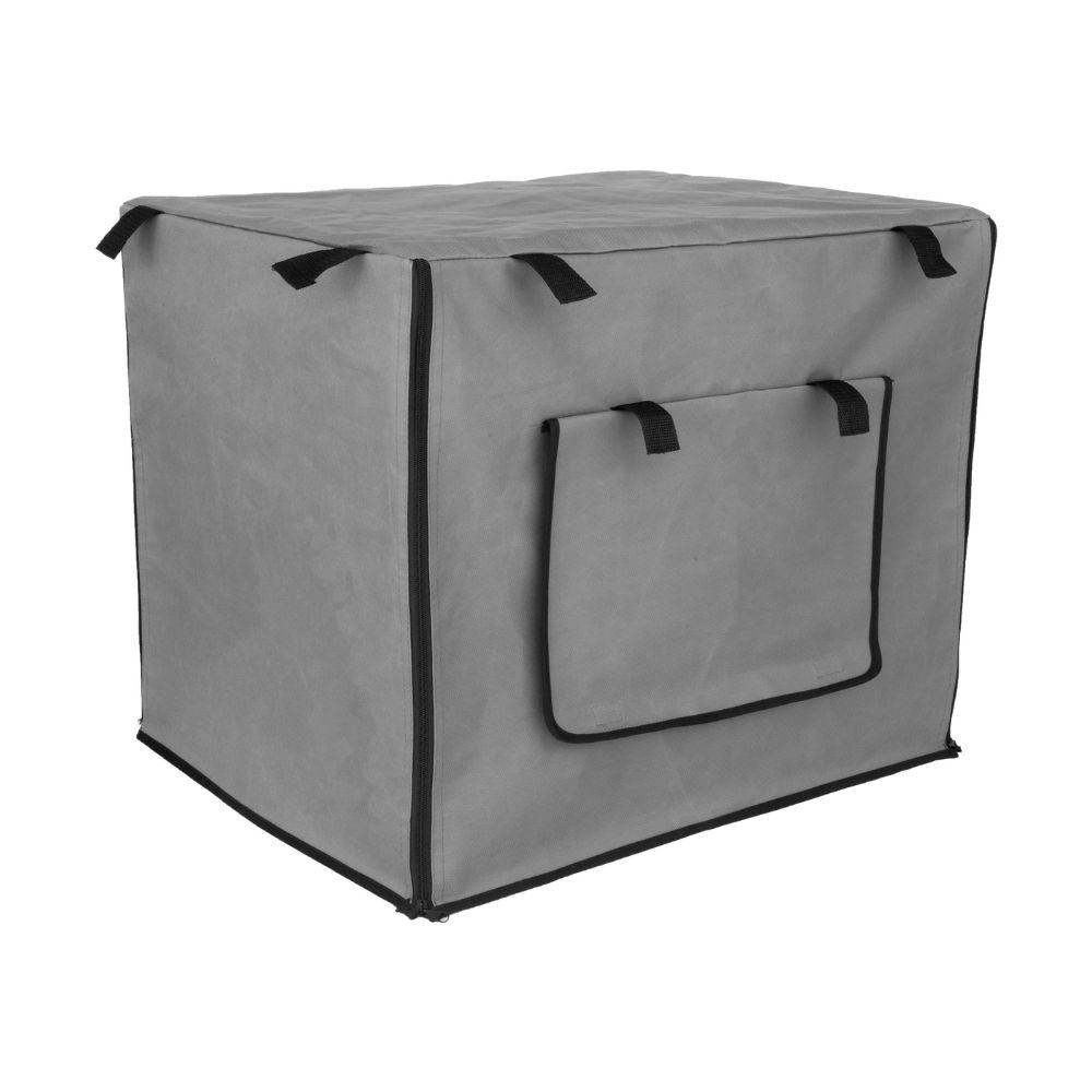 Dog Crate Cover with Windows, Grey