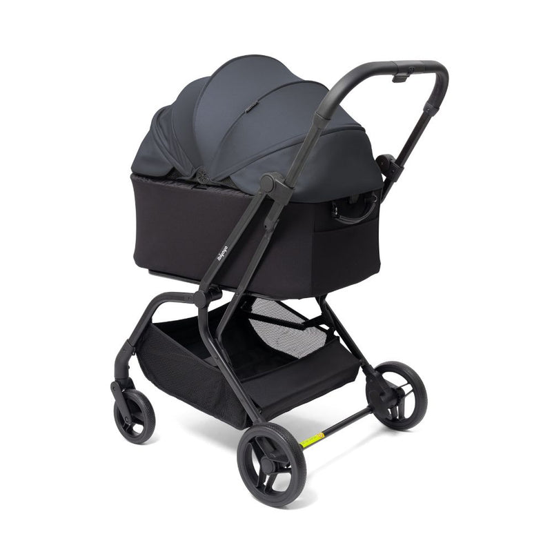 Ibiyaya HUE-GO Detachable Pet Stroller & Capsule, Stone Grey