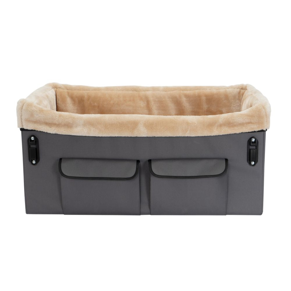 Elevated Dog Car Seat Grey | Large