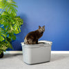 Top Entry Litter Box, Moderna Top Cat, Olive Green