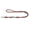 Hunter Rolled Soft Leather Dog Training Leash, Brown