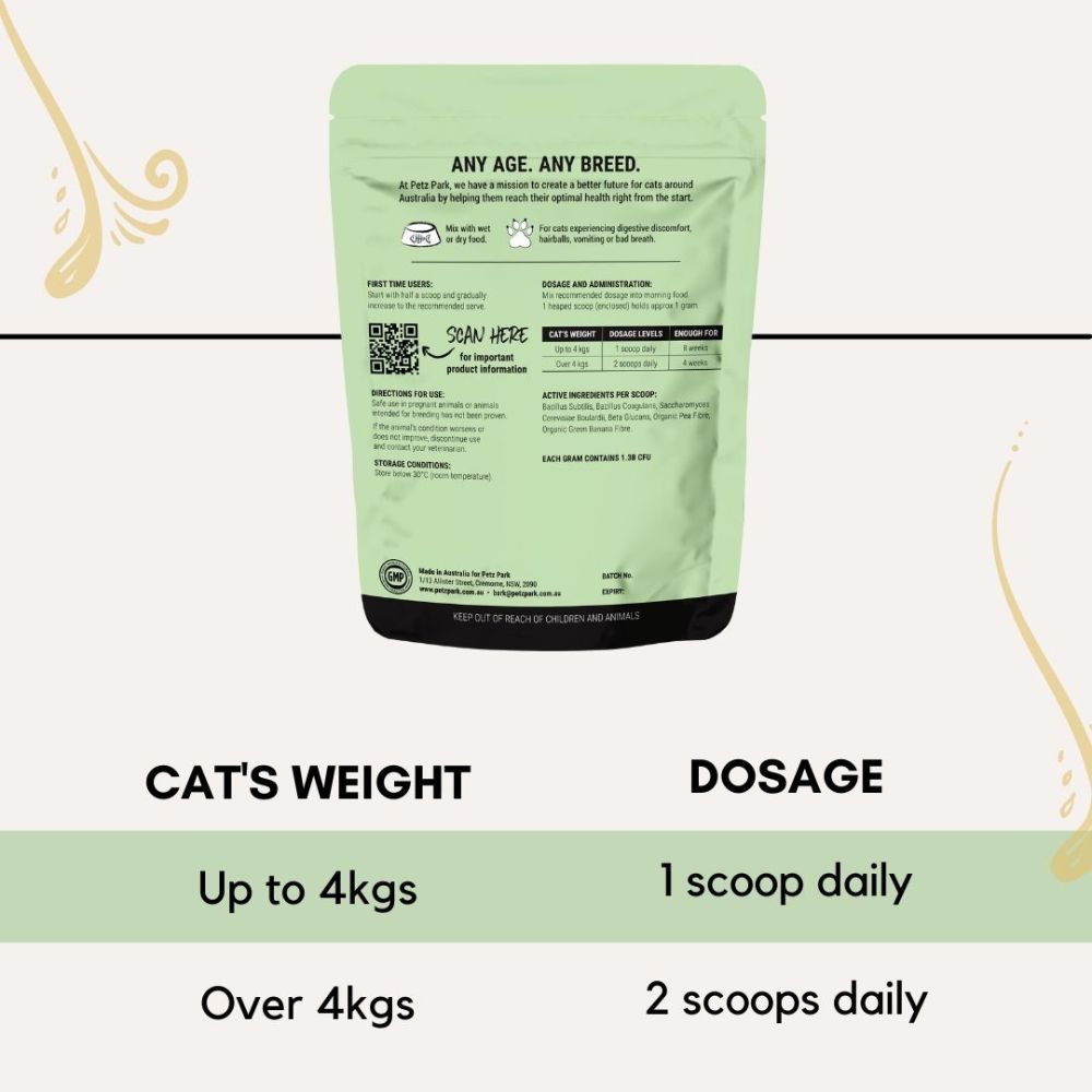 Petz Park Supplement For Cats | Probiotic