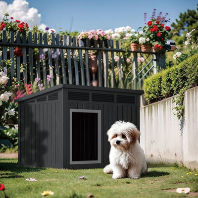 Leaning Roof Dog House