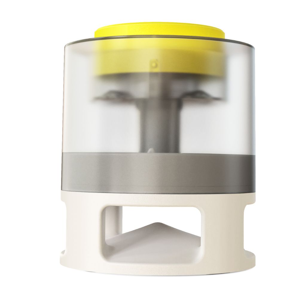 Push button dog treat sales dispenser
