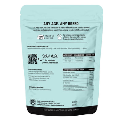 Petz Park Urinary and Kidney Supplement For Cats