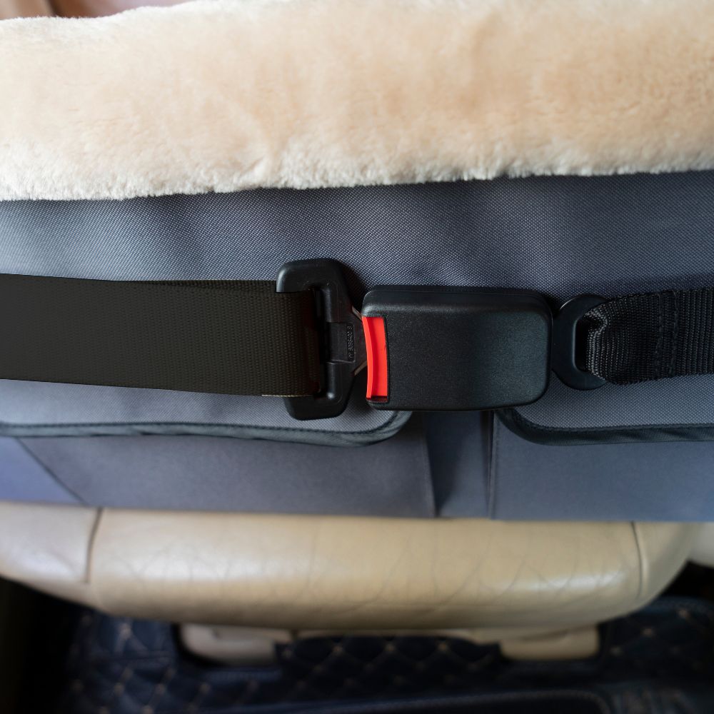 Elevated Dog Car Seat Grey | Large