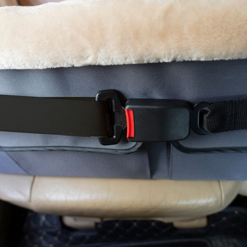 Elevated Dog Car Seat Grey | Large