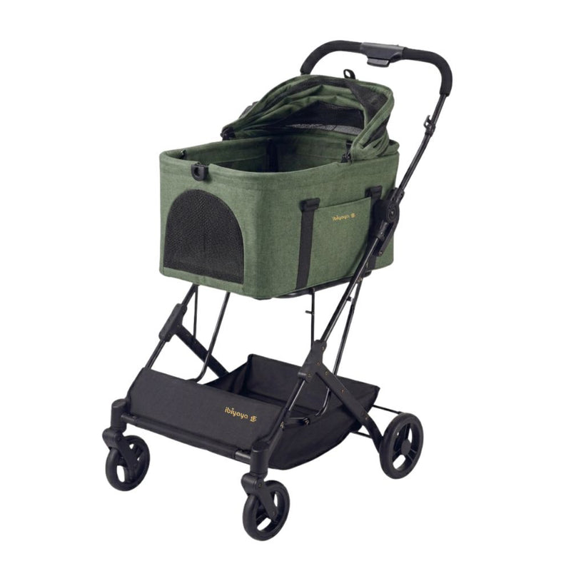 Ibiyaya Travois Tri-Fold Pet Travel System, Bronze Green