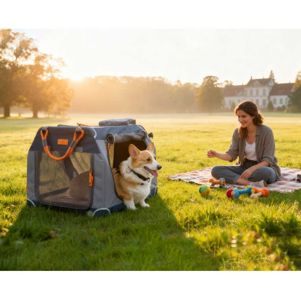 Foldable Soft Dog Crate