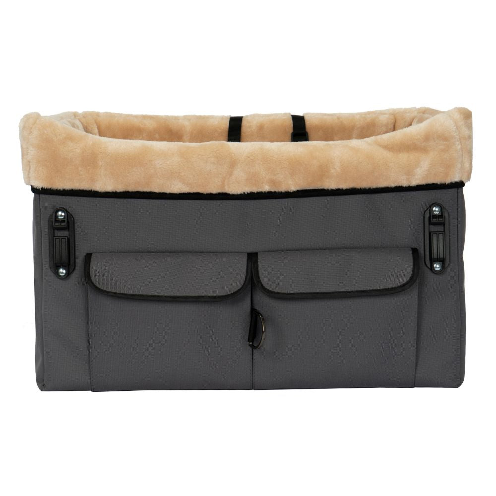 Elevated Dog Car Seat Grey | Medium