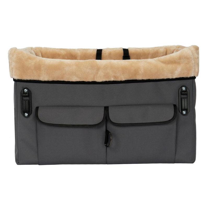Elevated Dog Car Seat Grey | Medium