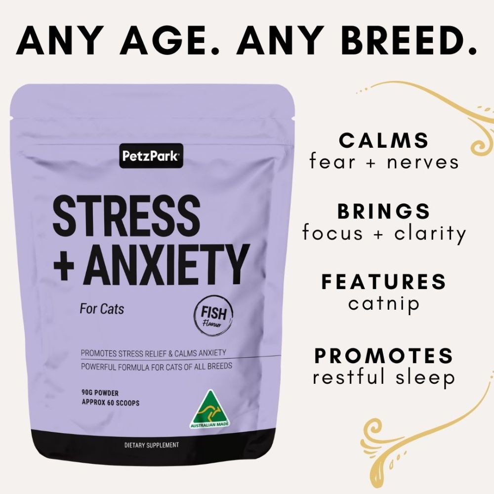 Petz Park Supplement For Cats | Stress + Anxiety