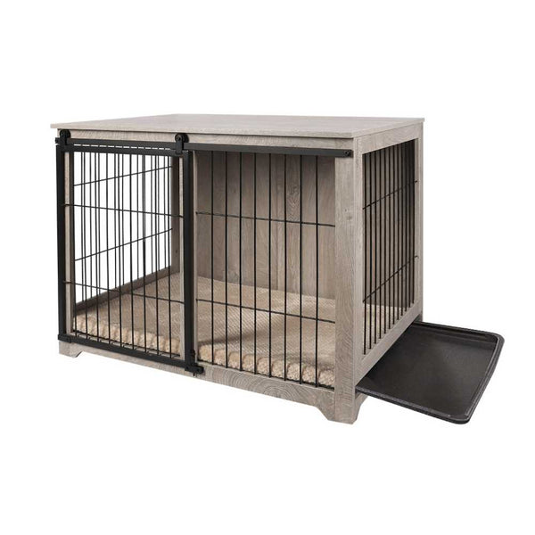 Sliding Door Wooden Dog Crate Modern Pets