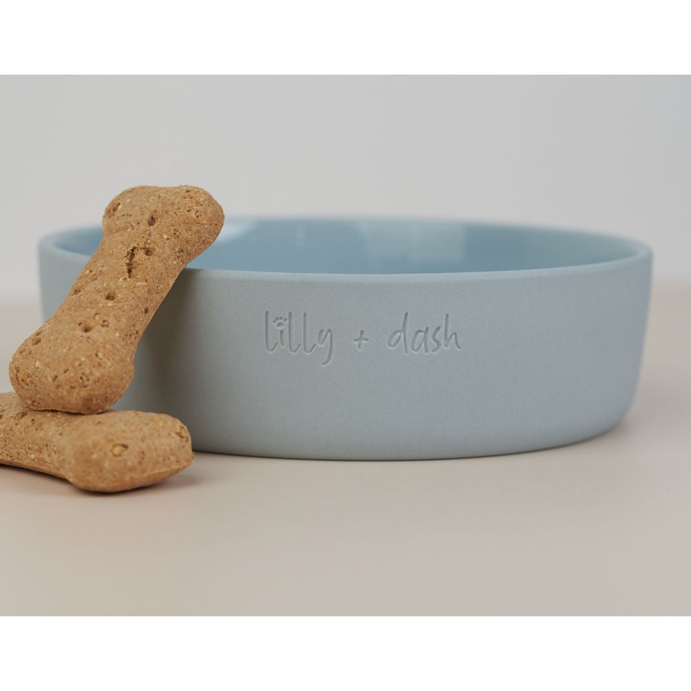 Large Ceramic Dog Bowl, Sky