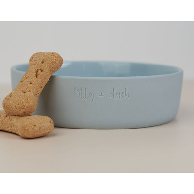 Large Ceramic Dog Bowl, Sky