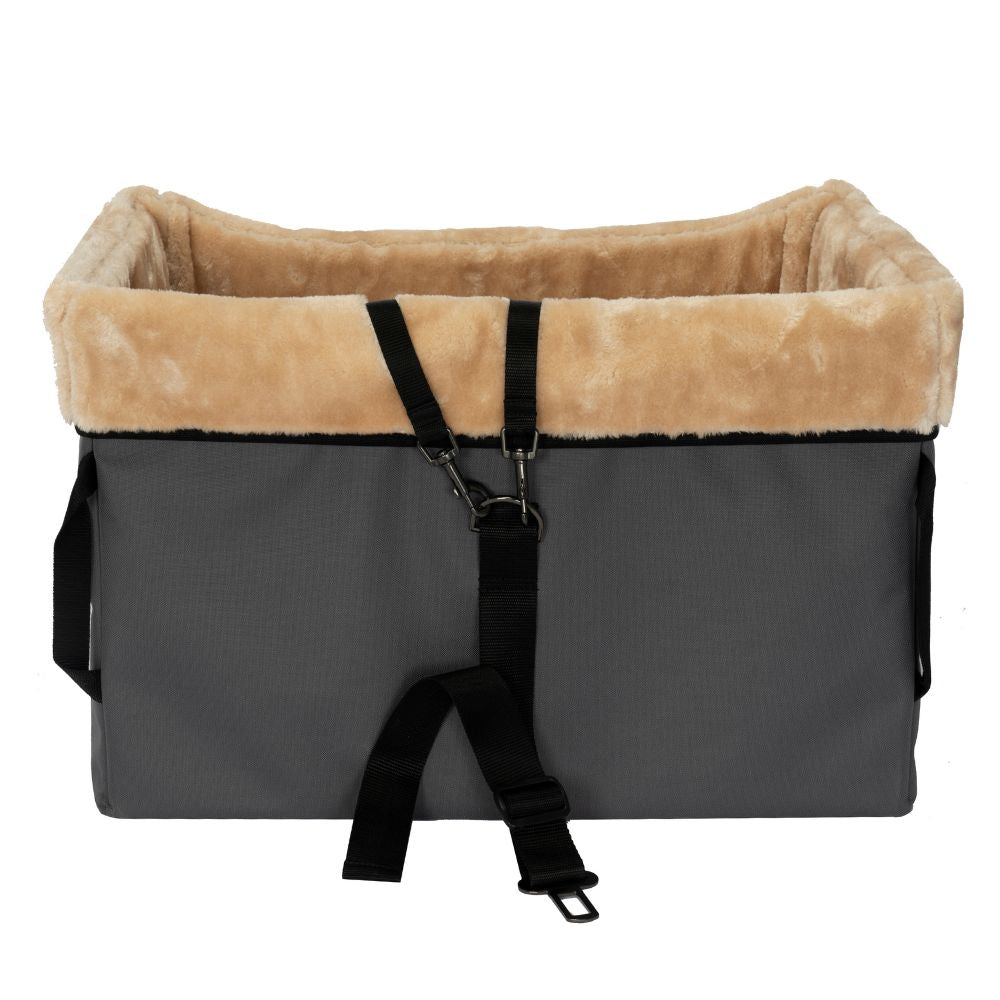 Elevated Dog Car Seat Grey | Medium