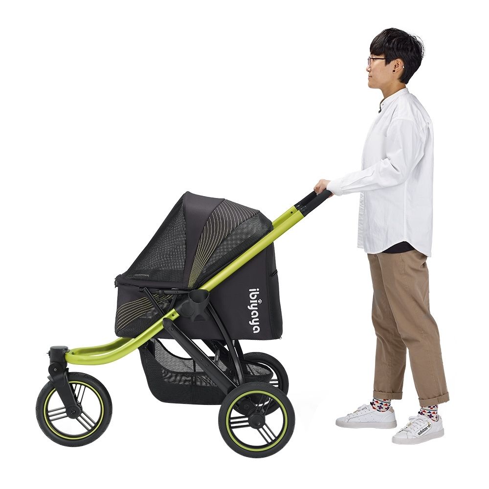 Ibiyaya The Beast Pet Jogger Stroller, Black