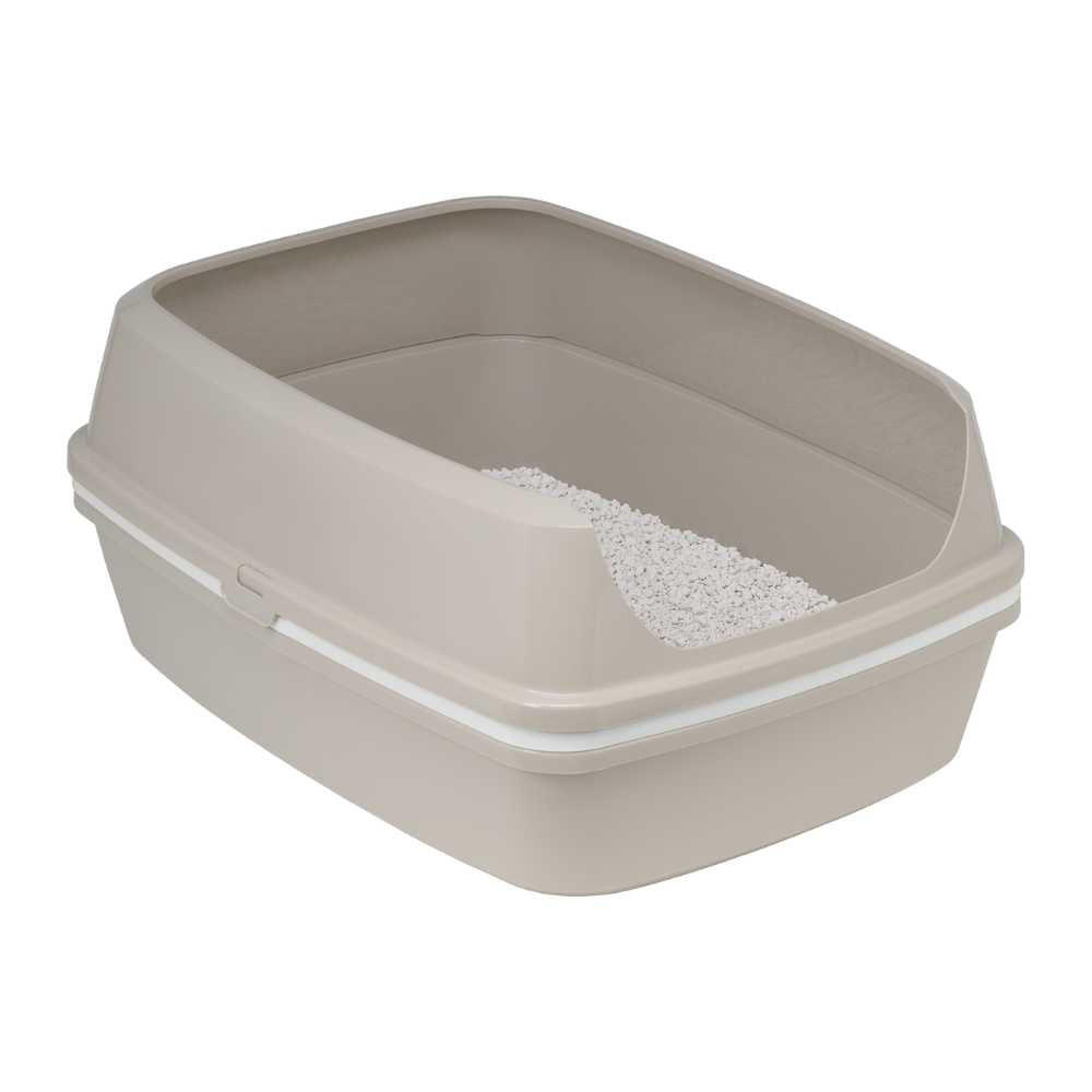 Grey cat litter tray hotsell
