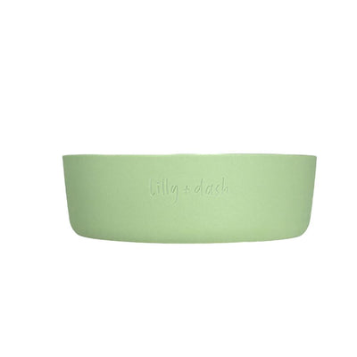 Large Ceramic Dog Bowl, Mint