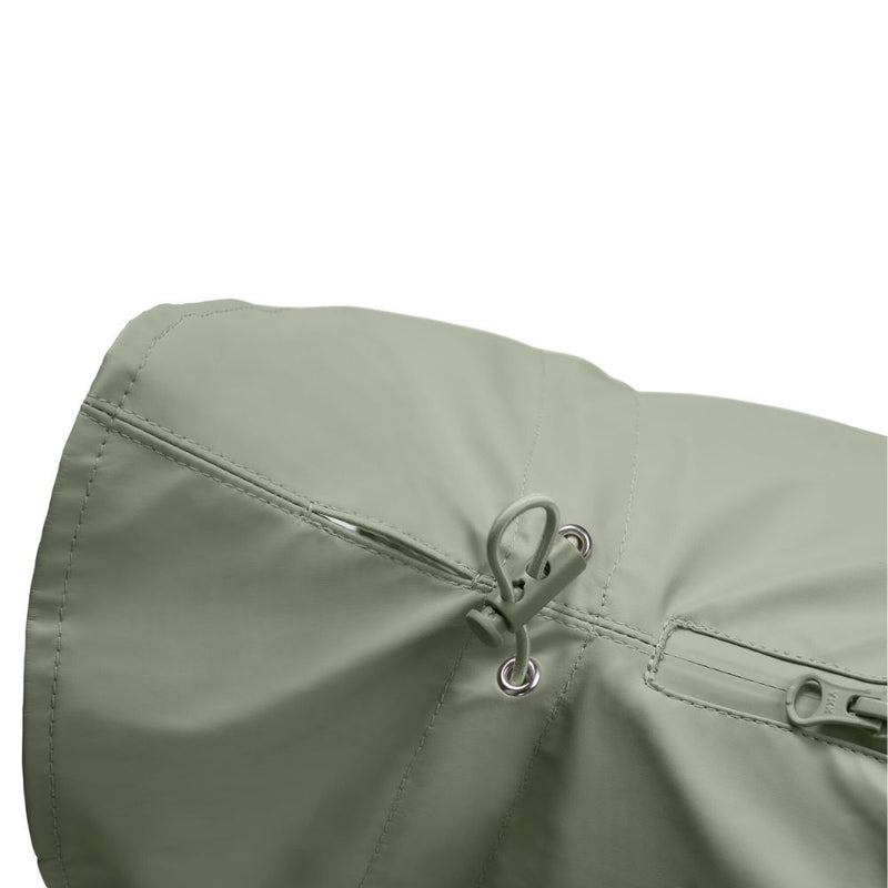 Hunter Milford Raincoat for Dogs with Harness Opening, Olive Green