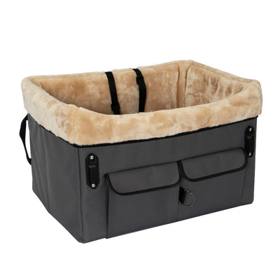 Elevated Dog Car Seat Grey | Medium
