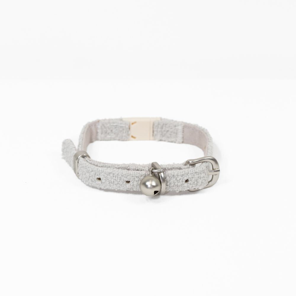 Australian Designed Boucle Cat Collar, Cloud