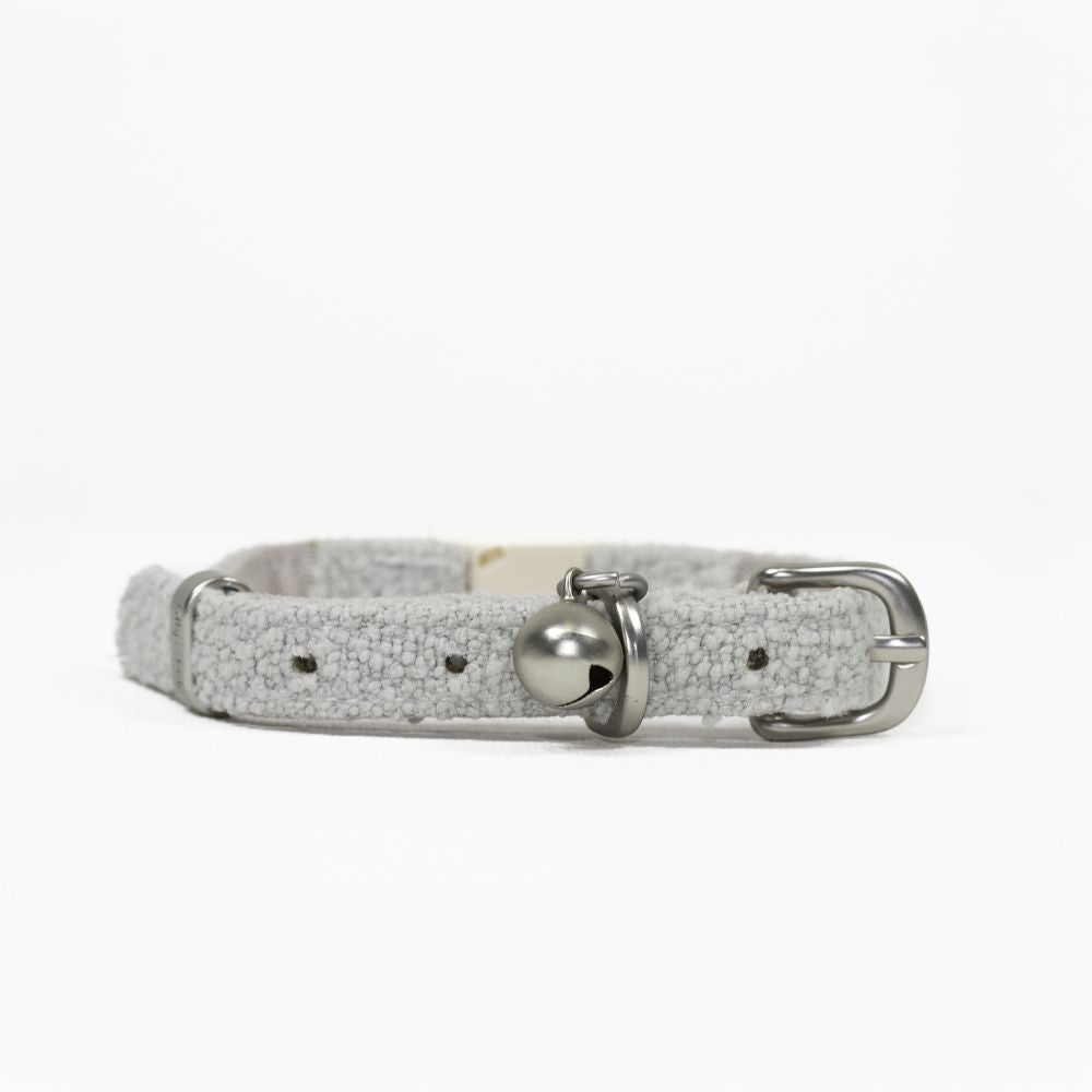 Australian Designed Boucle Cat Collar, Cloud
