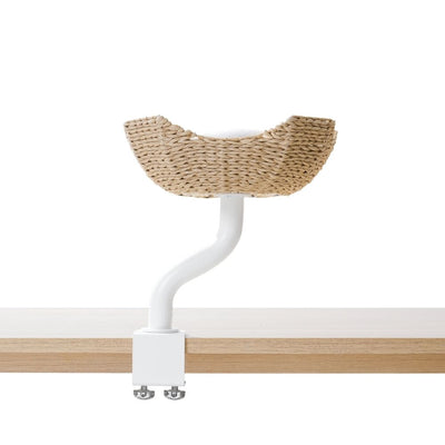 Michu DeskMate Desk-Mounted Cat Tree, White