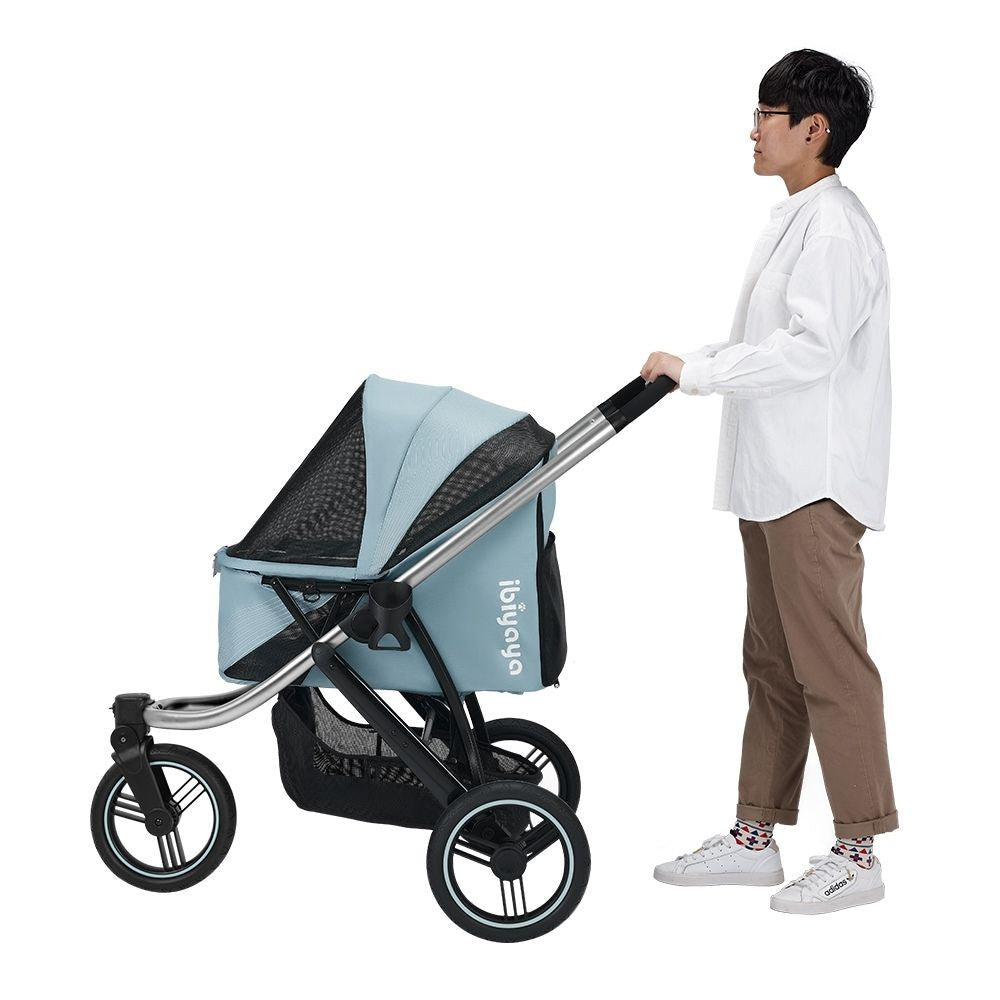 Ibiyaya The Beast Pet Jogger Stroller, Flash Grey