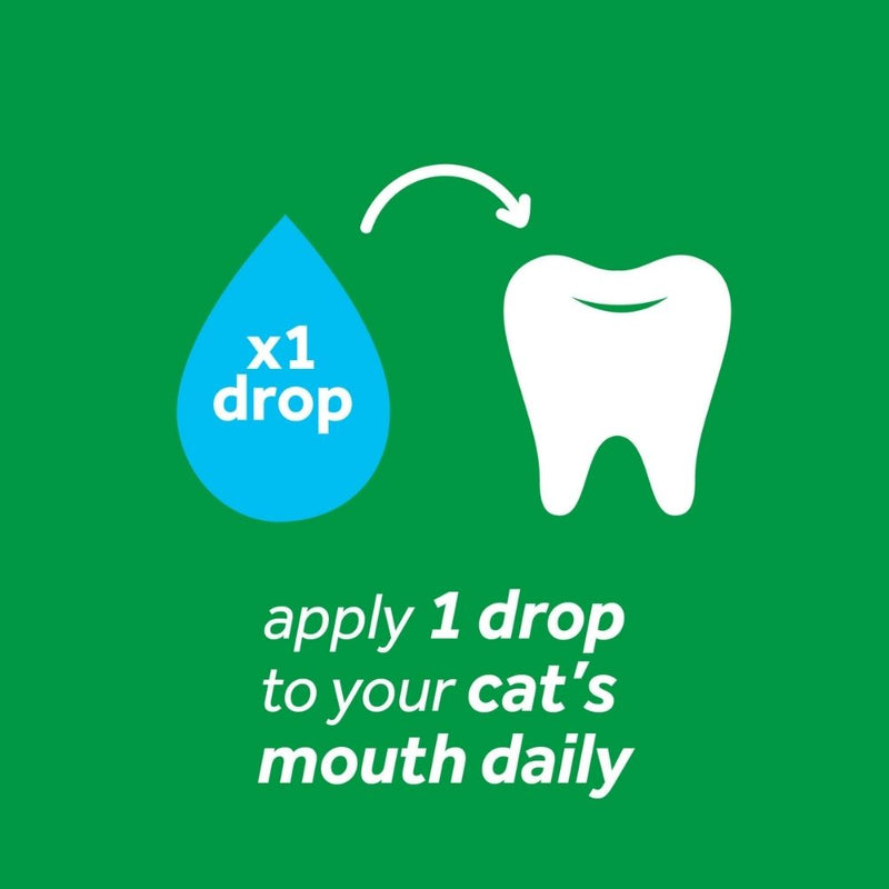 TropiClean Fresh Breath Oral Care Clean Teeth Gel for Cats 59mL