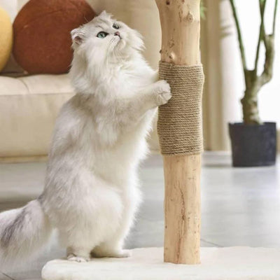 Michu Premium Real Wood Cat Tree, Medium