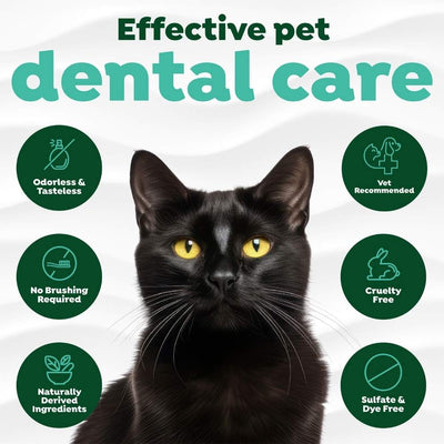 TropiClean Fresh Breath Dental Health Solution for Cats 473mL