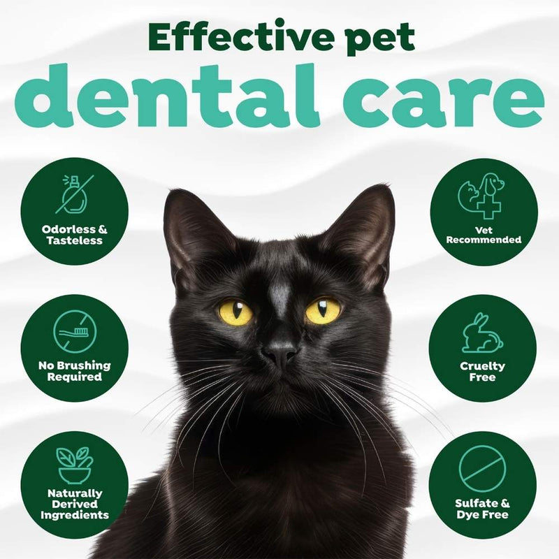 TropiClean Fresh Breath Dental Health Solution for Cats 473mL