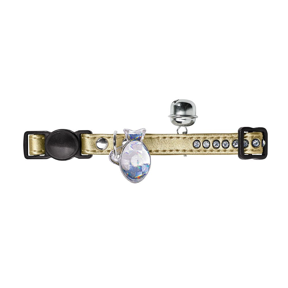 Hunter Modern Art Luxus Cat Collar, Gold