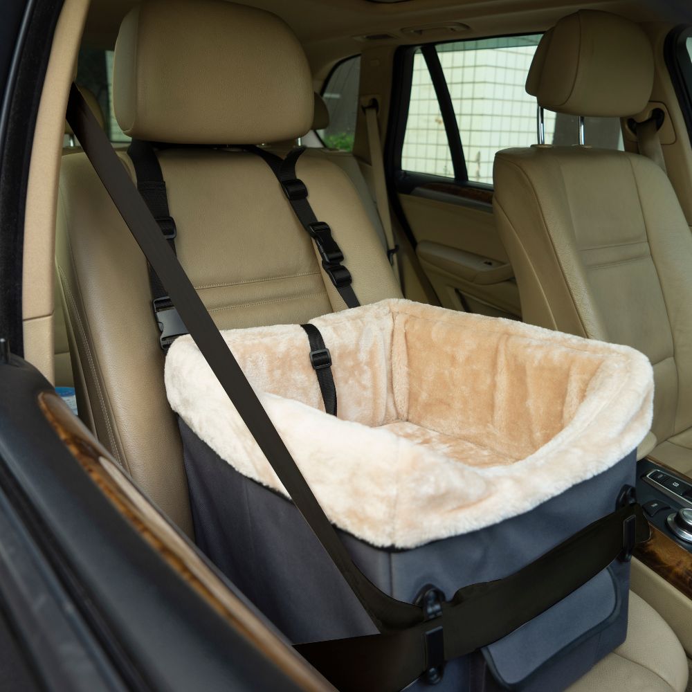 Elevated Dog Car Seat Grey | Small