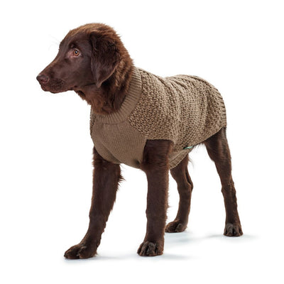 Hunter Malmo Dog Jumper, Beige