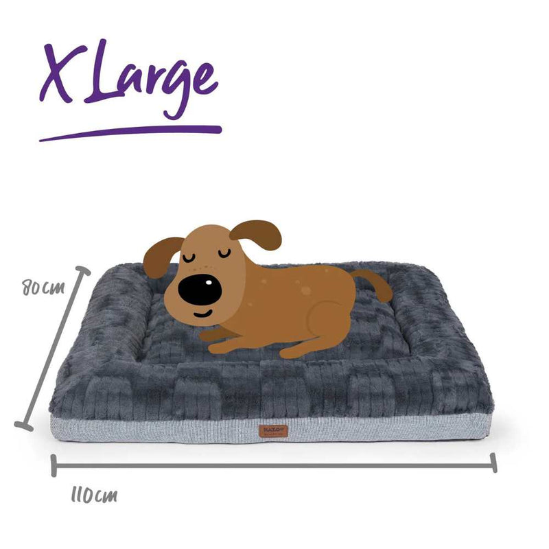 Cloud Comfort Dog Bed, Charcoal & Grey