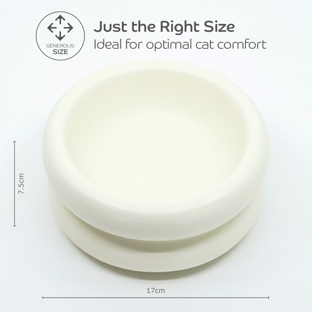 Ceramic Cat Dining Bowl - Elevated