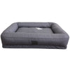 T&S Bolster Dog Lounge, Steel Grey