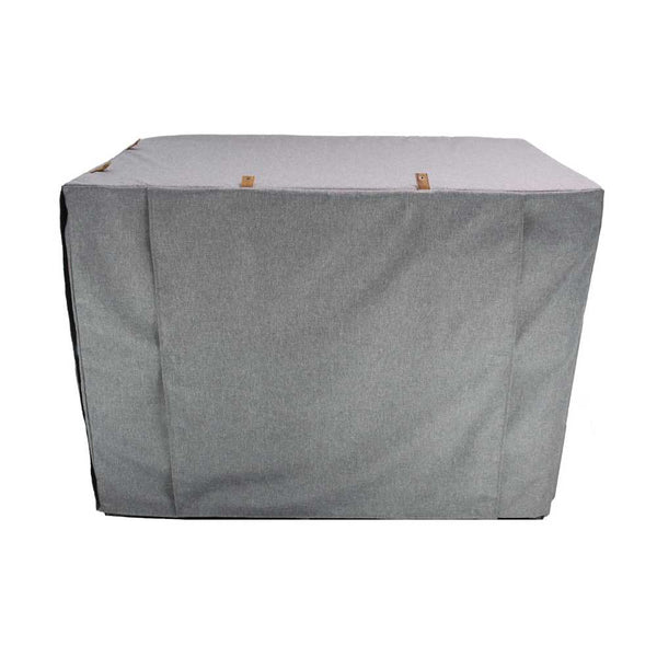 Premium Dog Crate Cover, Storm Grey - Heavy Duty Dog Crate Spray Cover