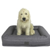 T&S Bolster Dog Lounge, Steel Grey