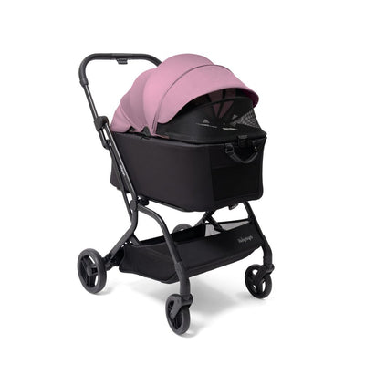 Ibiyaya HUE-GO Detachable Pet Stroller & Capsule, Dusty Pink