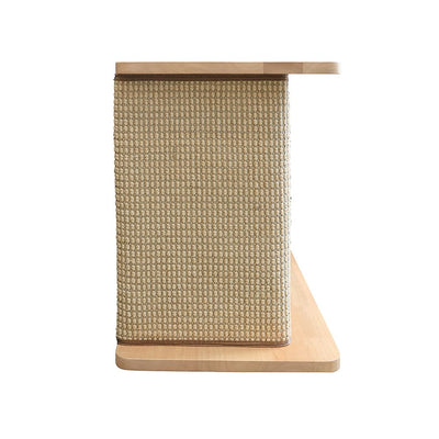 Reversible Sofa Side Cat Scratcher with Timber Top