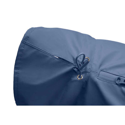 Hunter Milford Raincoat for Dogs with Harness Opening, Blue