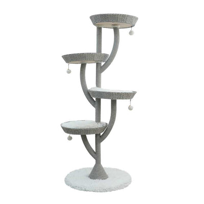 Arcat Oasis Cat Tree with Wicker Baskets