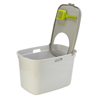 Top Entry Litter Box, Moderna Top Cat, Olive Green